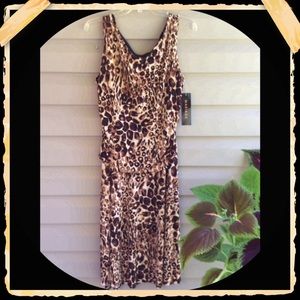 New!!! Marriage Animal Print Dress